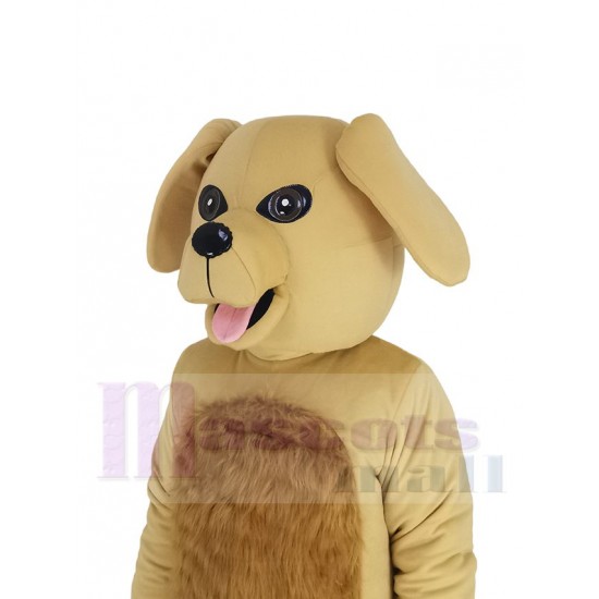 Schöner goldener Hund Maskottchen Kostüm Tier