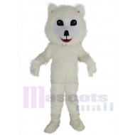 Perro samoyedo blanco Disfraz de mascota Animal