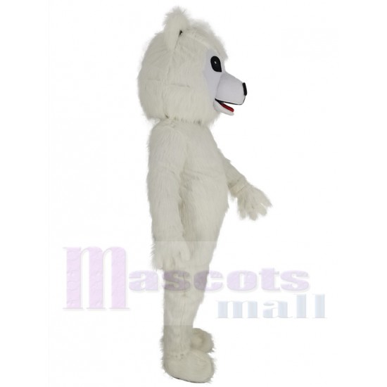 Chien Samoyède Blanc Costume de mascotte Animal