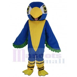Cute Blue Parrot Bird Mascot Costume Animal