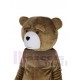 Pitiful Brown Teddy Bear Mascot Costume Animal