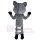 Sympathique raton laveur gris Mascotte Costume Animal