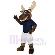 Sport Seattle Mariners the Moose Mascot Costume Animal in Jersey