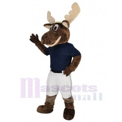 Sport Seattle Mariners the Moose Mascot Costume Animal in Jersey