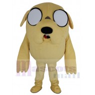 Jake le chien aux grands yeux jaunes Mascotte Costume Dessin animé