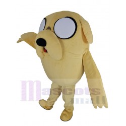Jake le chien aux grands yeux jaunes Mascotte Costume Dessin animé
