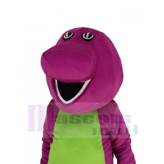 Schöner Barney-Dinosaurier Maskottchen-Kostüm Tier
