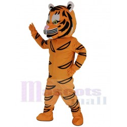 Tigre ted Disfraz de mascota Animal con Nariz Rosada