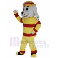 Lindo Sparky el perro de fuego Disfraz de mascota Animal
