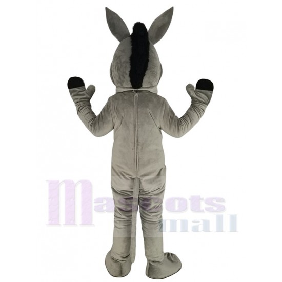 Grey Donald Donkey Mascot Costume Animal