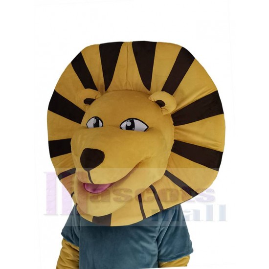 Folly Brown Lion Mascot Costume Animal