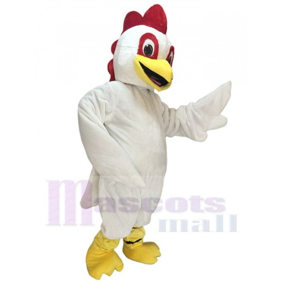 Pollo Blanco Disfraz de mascota