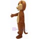Brown Ollie Otter Mascot Costume
