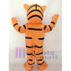 Netter orange Toby-Tiger Maskottchen-Kostüm