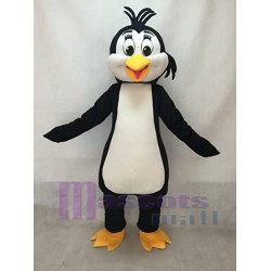 Pingüino blanco y negro de alta calidad Disfraz de mascota