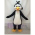 Pingouin blanc et noir de haute qualité Mascotte Costume