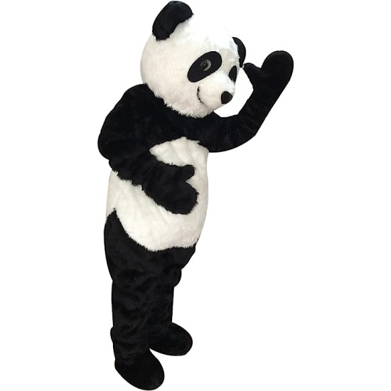 Costume de mascotte de panda en peluche