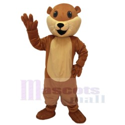 Nueva nutria Ollie marrón realista de alta calidad Disfraz de mascota