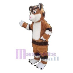 Long Fur Cat Mascot Costume Animal