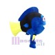 Hot Sale Blue Fish Mascot Costume Cartoon Character Halloween