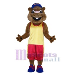 Gopher in Sports Suit Mascot Costume Animal