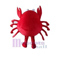 Heißer Verkauf realistische neue beliebte professionelle rote Krabbe Maskottchenkostüm Karikatur Verrücktes Kleid
