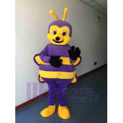 Preciosa abeja morada Disfraz de mascota