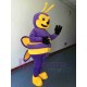 Belle abeille violette Mascotte Costume