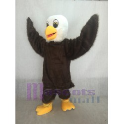 Nueva águila calva bebé marrón peluda realista Disfraz de mascota