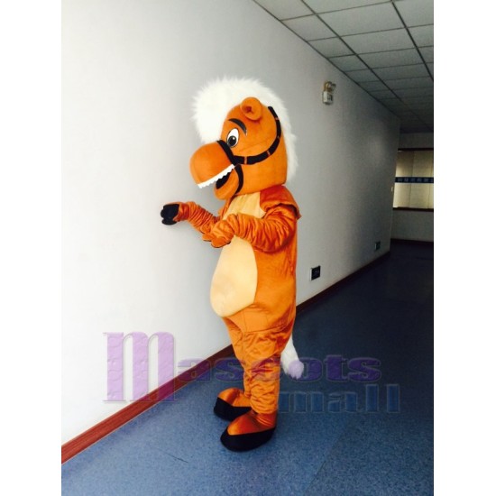 Brown Stallion Horse Mascot Costume
