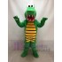 Alligator à grande bouche Crocodile Mascotte Costume