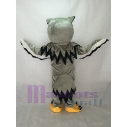 Cute Cool Gray Owl  Mascot Costume