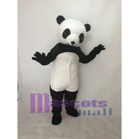 Cute Lovely Black And White Panda Plush Adult Funny Mascot Costume