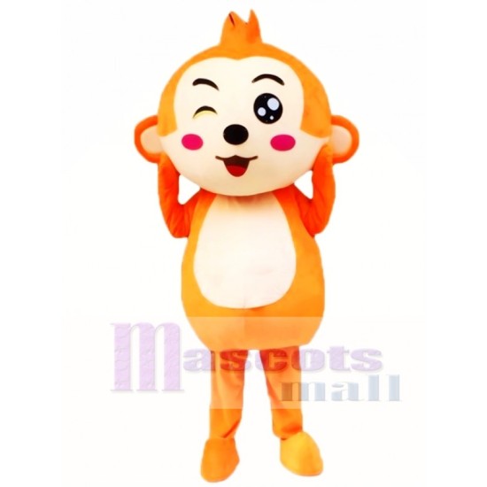 Mono de dibujos animados Disfraz de mascota