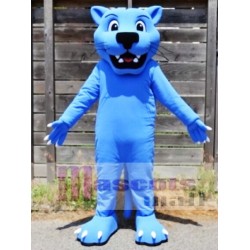 Panthère Bleue Léopard Mascotte Costume