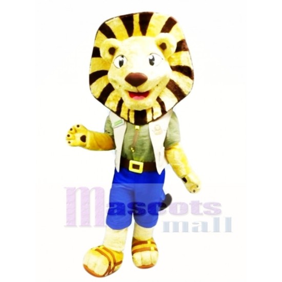 Folie Lion Mascotte Costume
