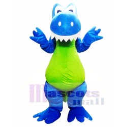 Dragón azul de alta calidad Disfraz de mascota