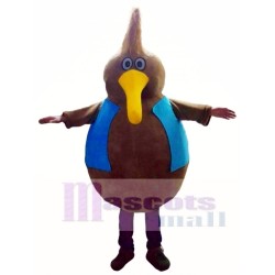 pájaro marrón Disfraz de mascota