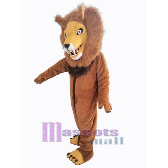 Lion à la crinière fauve Mascotte Costume Animal