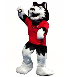 Excelente lobo universitario Disfraz de mascota
