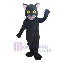 Mythtical Black Cat Mascot Costume Animal