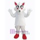 White Wolf Mascot Costume Animal