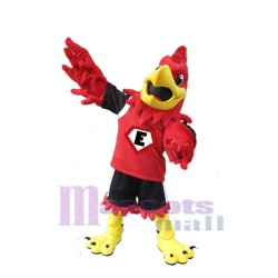 Aigle rouge sportif Mascotte Costume