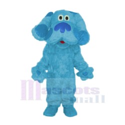 Light Blue Dog Mascot Costume