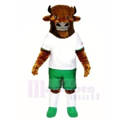 Cute Buffalo Bison Mascot Costume Animal