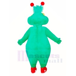 Monstruo alienígena verde Disfraz de mascota