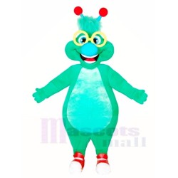 Green Alien Monster Mascot Costume