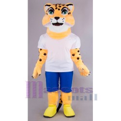 Cheetah Primed for Action Mascot Costume