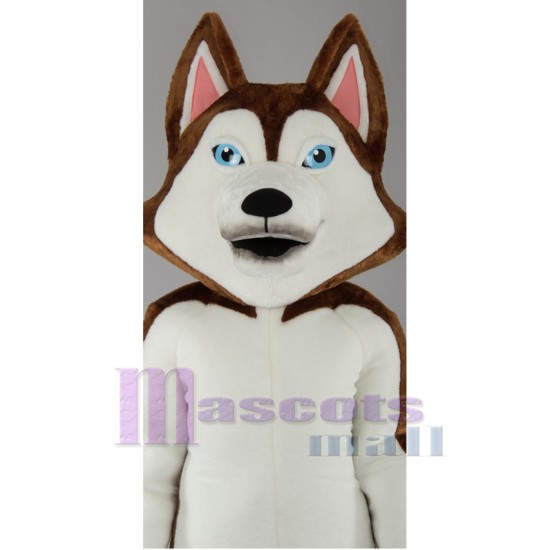 Eccentric Siberian Husky Mascot Costume