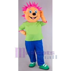 Teenage Lion Punk Mascot Costume